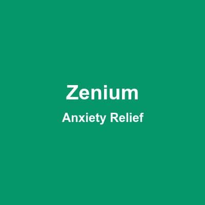 Zenium Anxiety Relief Supplement for Stress, Adrenal Support - No Medication
