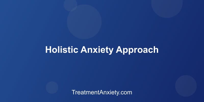 Person meditating in a peaceful setting, representing a holistic approach to anxiety management