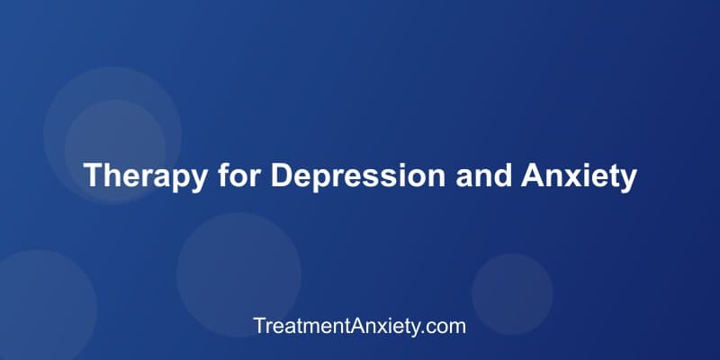 Psychotherapy session for depression and anxiety treatment