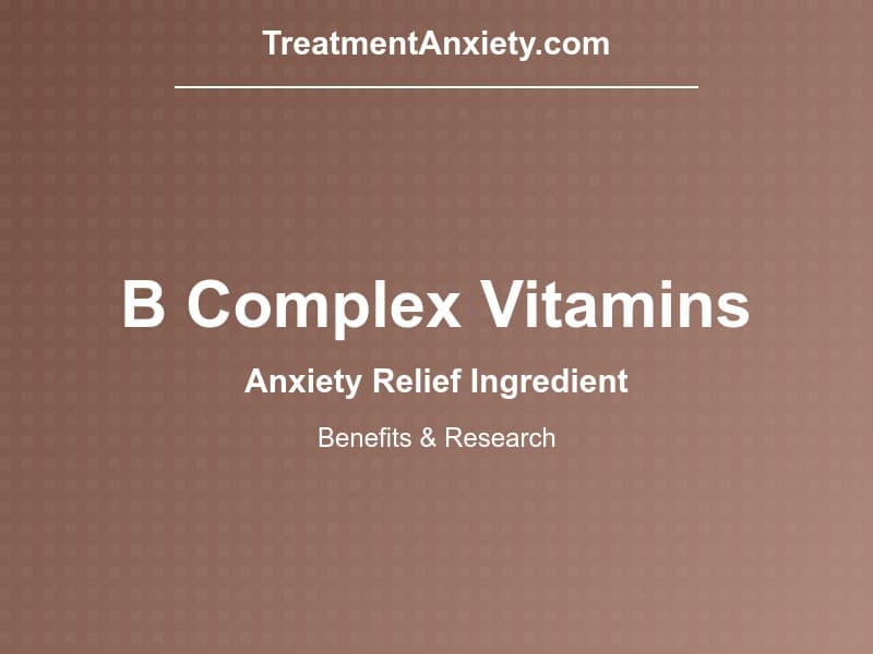 B Complex Vitamins