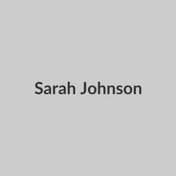 Sarah Johnson
